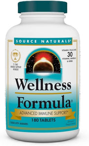 Source Naturals Wellness Formula supplement bottle on a white background