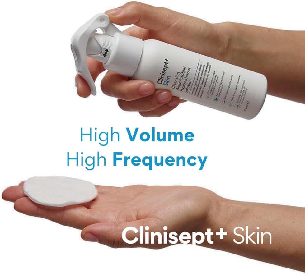 Clinisept+ Post-Treatment Skin Spray - Gentle Hypochlorous Solution - 100ml