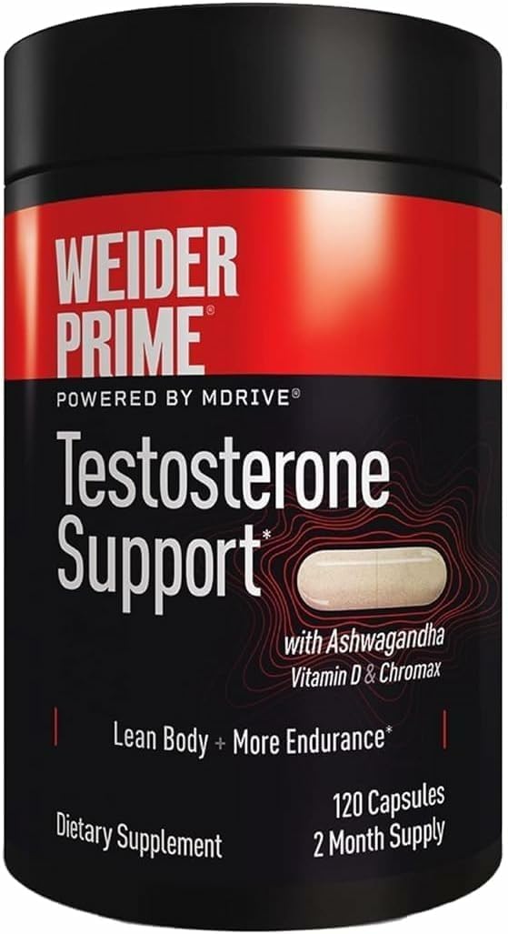 WEIDER PRIME Powered  – Testosterone Support (120 Capsules)