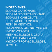 Vicks VapoShower Shower Tablets ingredients label 5 Pack
