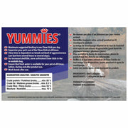 Yummies beef collagen dog chew sticks ingredient information label 18 pieces 600g bag