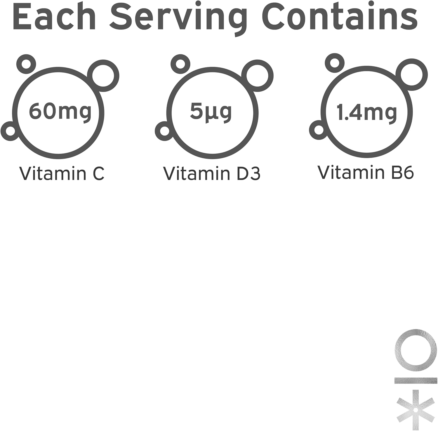 Ingredient list for Nutriburst Greens & Mushroom gummies supplement.