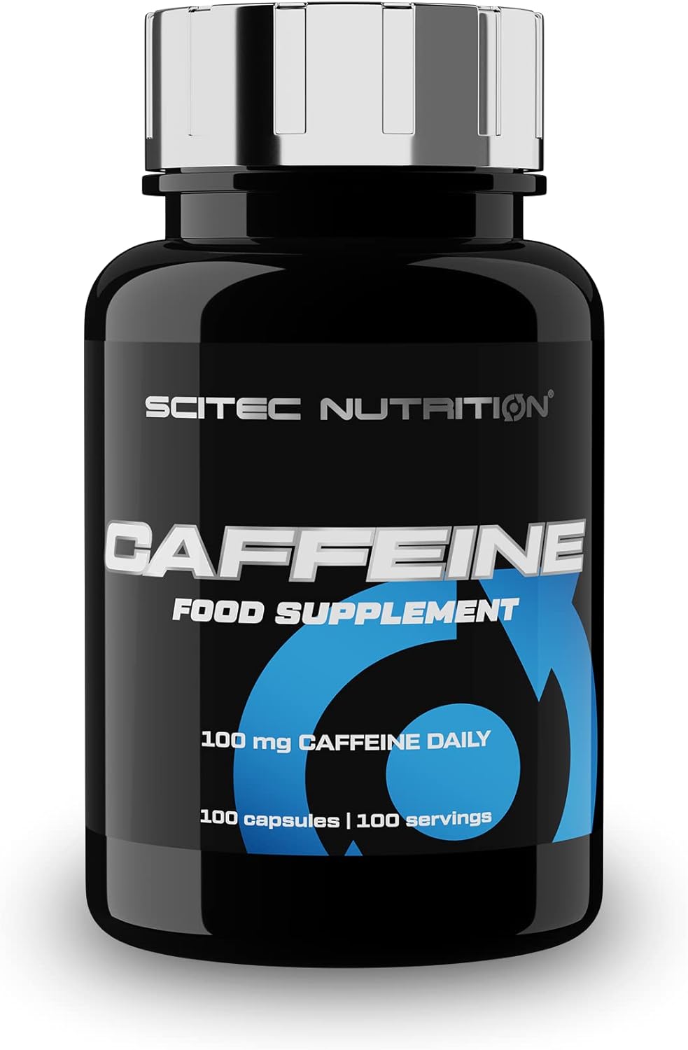 Scitec Nutrition Caffeine 100mg 100 capsules bottle supplement