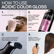 Redken Acidic Gentle Color Gloss how to use.
