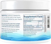 Supplement facts, barcode and ingredients for Nordic Beauty Collagen.