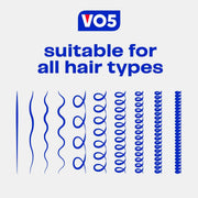 VO5 Mega Hold Hair Gel 50ml application guide for styling damp or dry hair types
