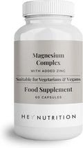 Hey Nutrition Magnesium Complex with Zinc & D3 - 60 Capsules