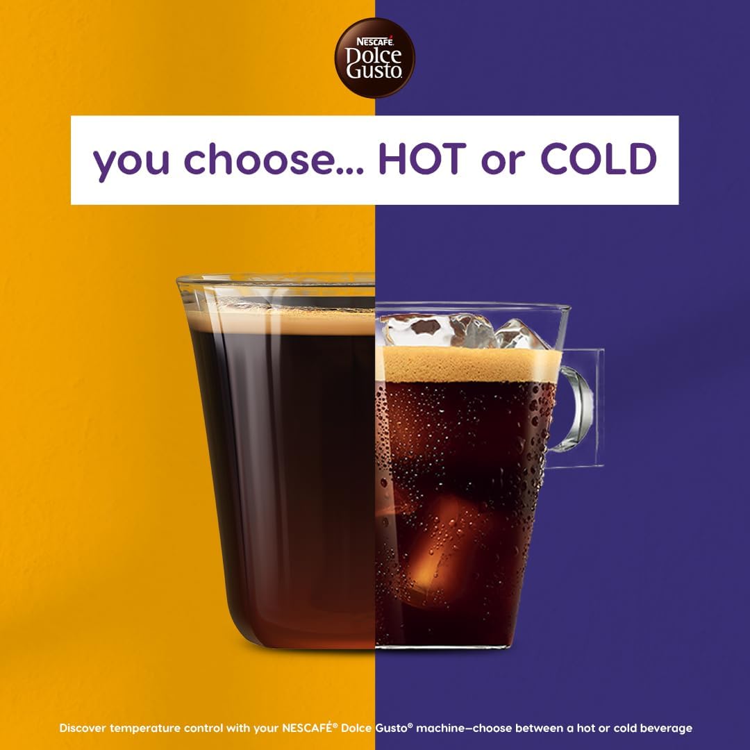 NESCAFÉ Dolce Gusto Americano Intenso Coffee, hot or cold.