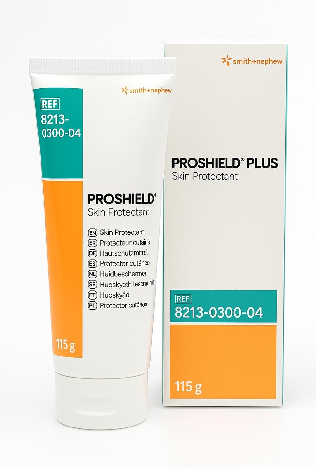 Proshield Plus Skin Protect cream tube & box, 115g.