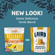 Laird Superfood Morning Jumpstart Drink Powder – 77g. Old & new packaging.