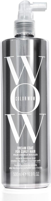 Color Wow Dream Coat for Curly Hair 500ml styling spray bottle.