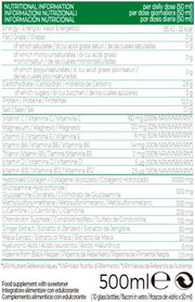 Supplement Facts Image: Artron Collagen Extreme ingredients collagen vitamins 10 x 50ml packaging