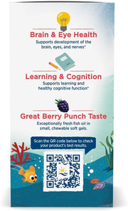 Supplement facts label for Nordic Naturals Children's DHA Xtra.