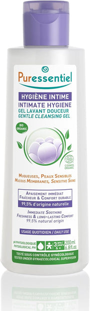 Puressentiel Organic Intimate Hygiene Gel tube, 200ml, with Aloe Vera.
