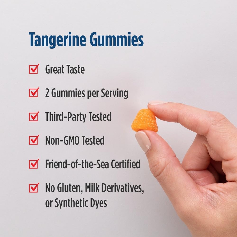 Nordic Naturals Kids Omega-3 Tangerine Gummies