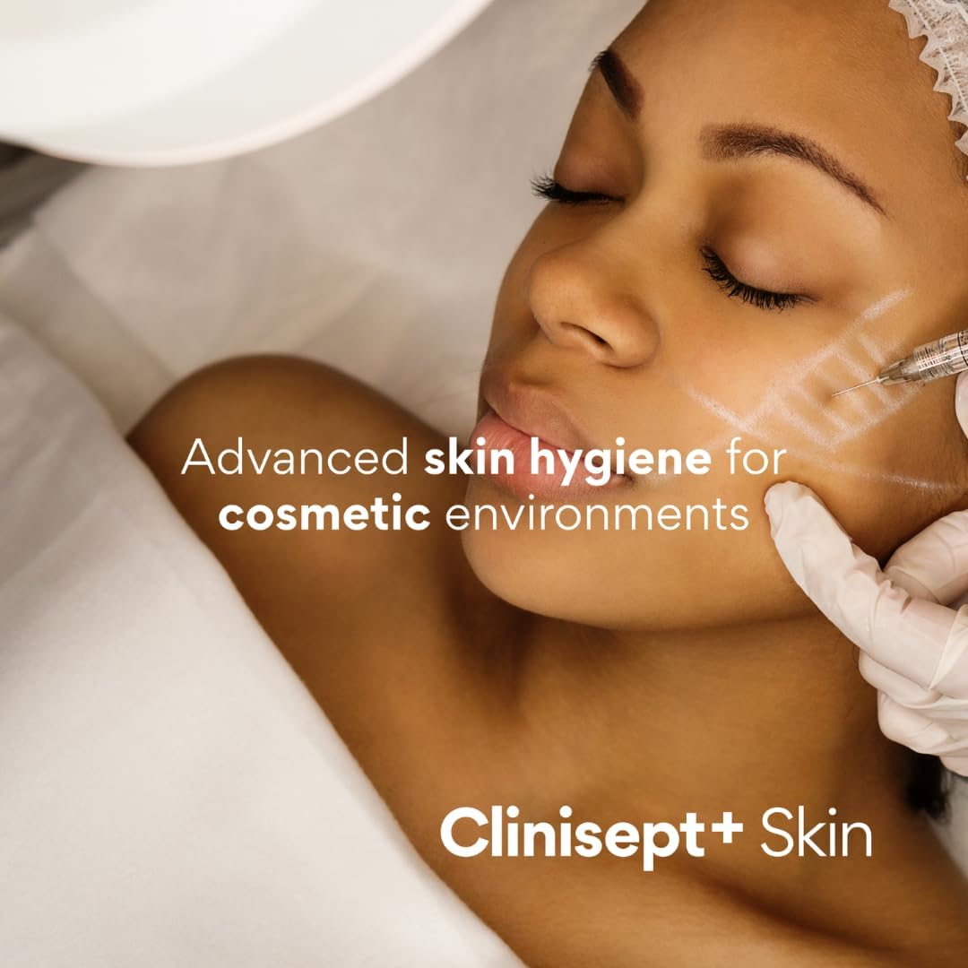 Clinisept+ Skin Prep Solution - Hypochlorous Acid Cleanser with Pump - 490ml