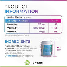 Load image into Gallery viewer, PrizMAG+ Pure Magnesium Bisglycinate 90 capsules
