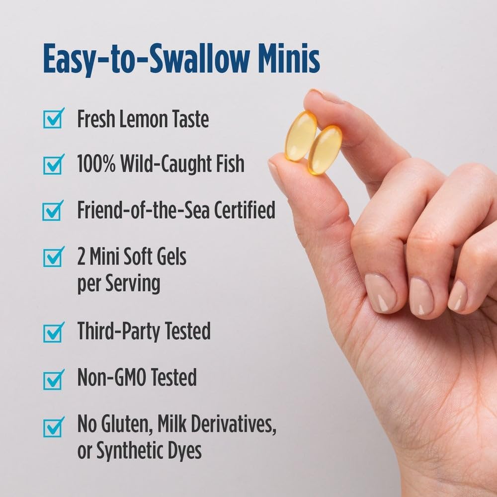 Nordic Naturals Ultimate Omega D3, Lemon - 60 Mini Soft Gels