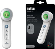 Braun Sensian 7 Advanced Non-Contact Forehead Thermometer BNT400 packaging
