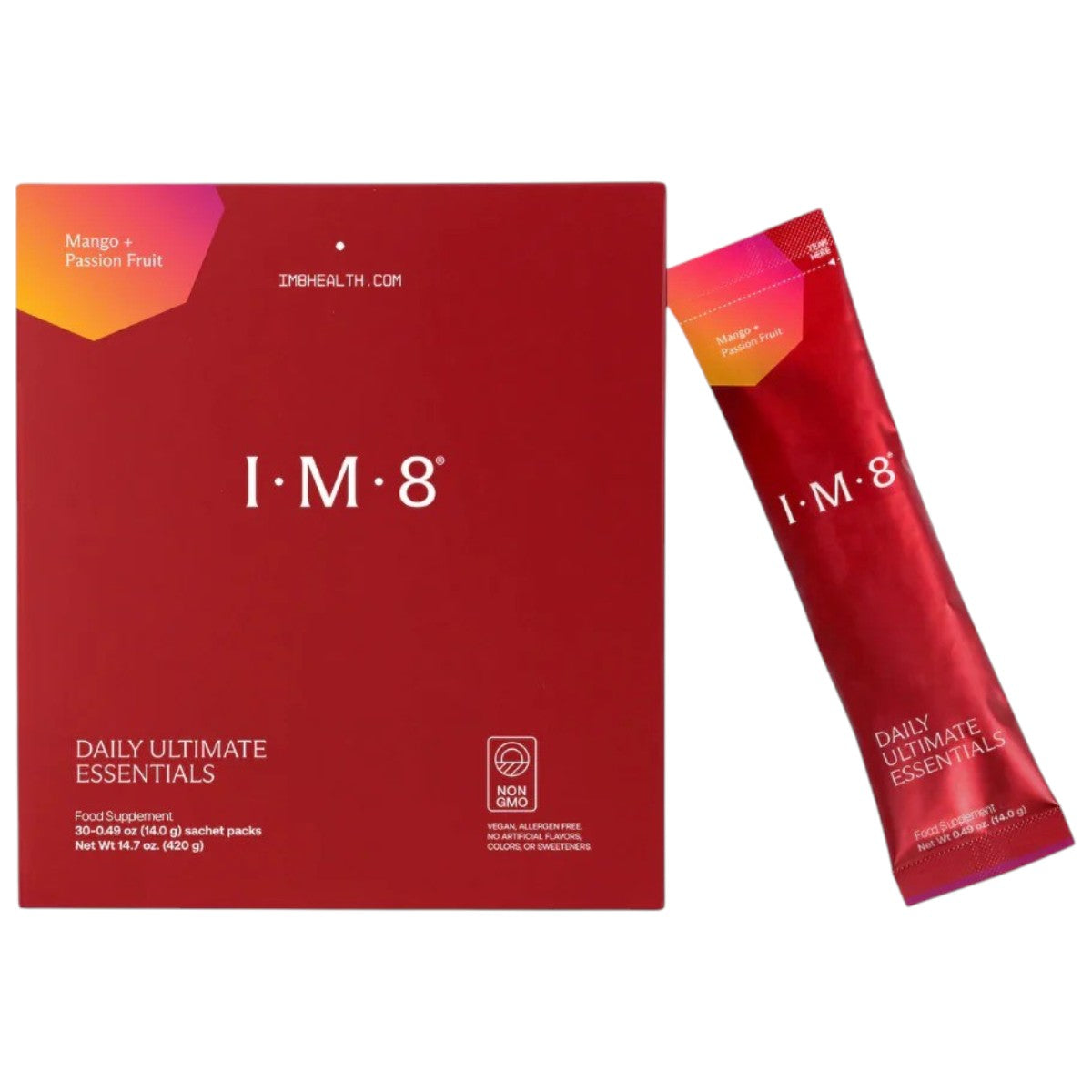 IM8 Daily Ultimate Essentials Pro Mango and Passion Fruit 30 sachets