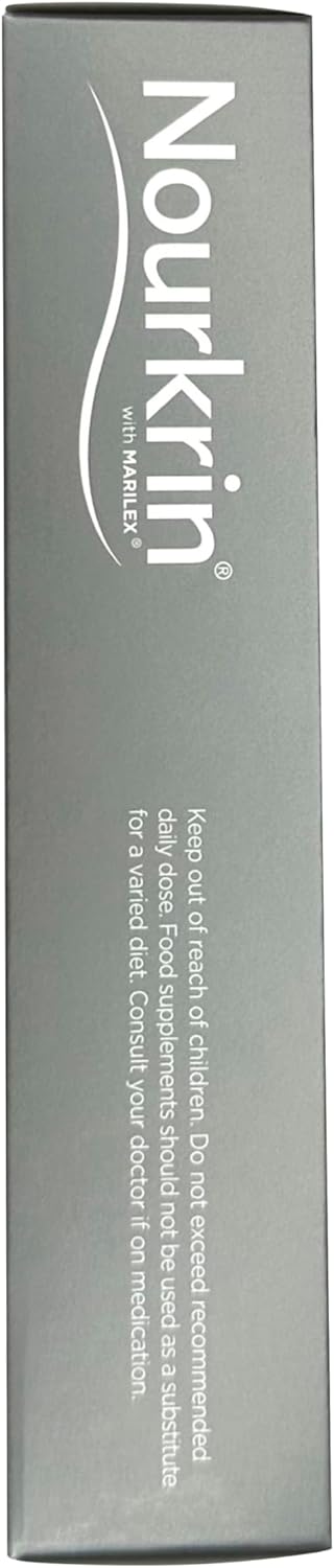 Nourkrin Man Hair Support Supplement box side view on white background.