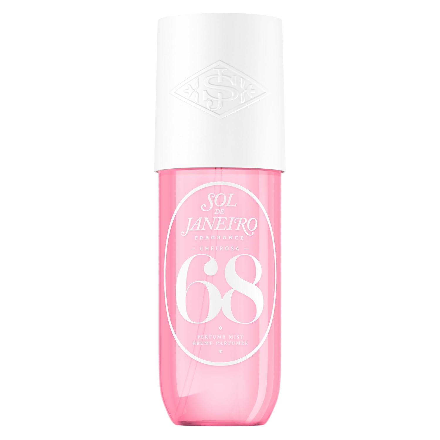 Front image: Sol de Janeiro Cheirosa 68 hair and body perfume mist spray bottle 240ml single pack