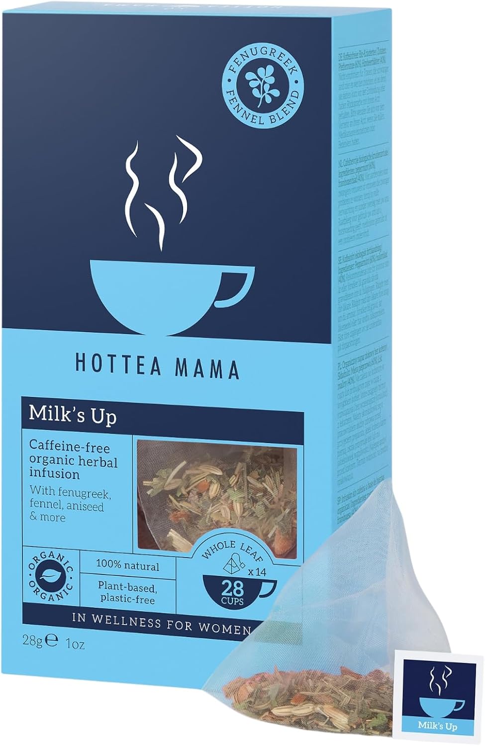 Hottea Mama Milk’s Up Organic Herbal Infusion Tea 14 x 28g – Organic ...