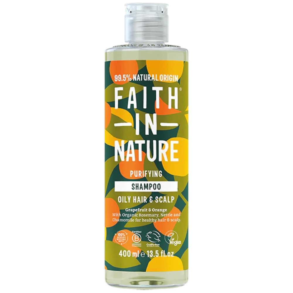 Faith In Nature Grapefruit and Orange Purifying Shampoo 400ml bottle