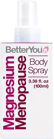 BetterYou Magnesium & Botanical Body Spray bottle & box, 100ml.