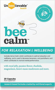 Unbeelievable Health Bee Calm Relaxation Support - 20 Capsules