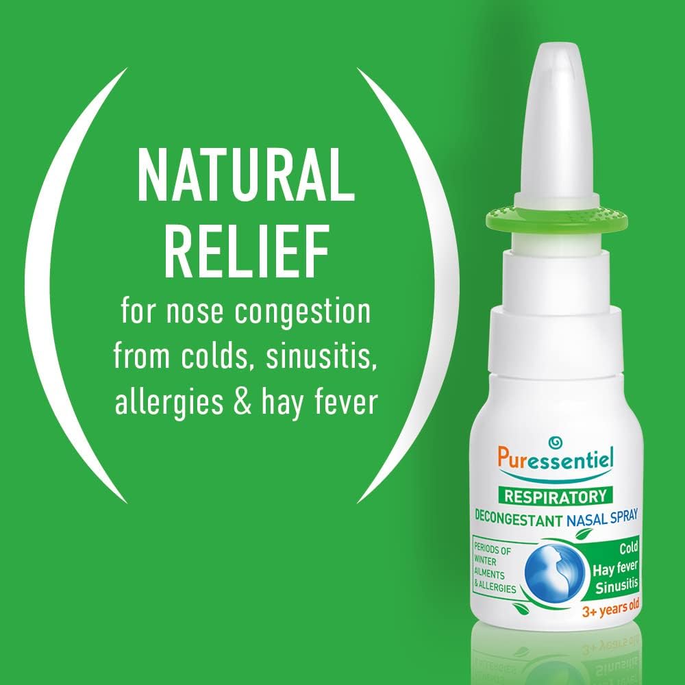 Puressentiel Organic Nasal Spray for Adults & Kids 3+ - 15ml