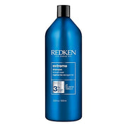 Redken Extreme Shampoo bottle, protein formula, 1000ml on white background.
