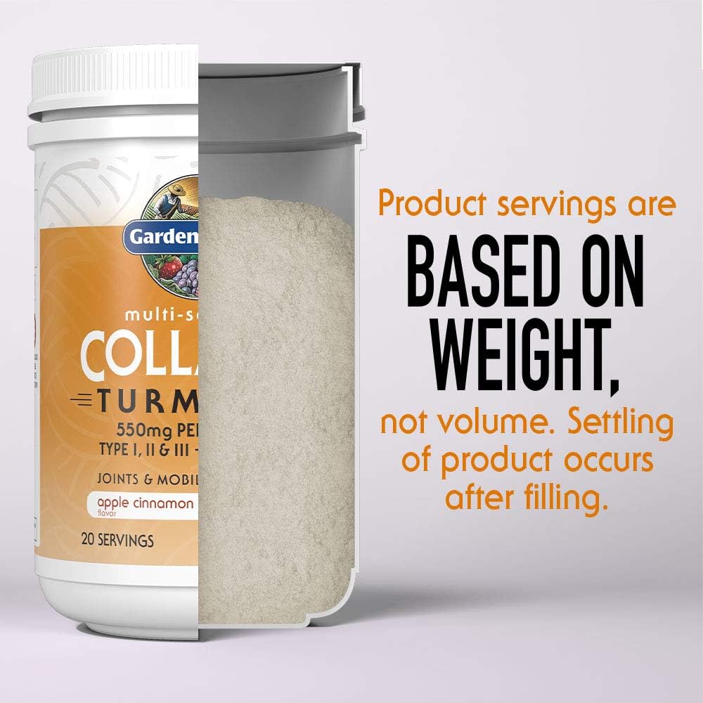 Garden of Life Collagen & Turmeric Powder, Apple Cinnamon - 220g