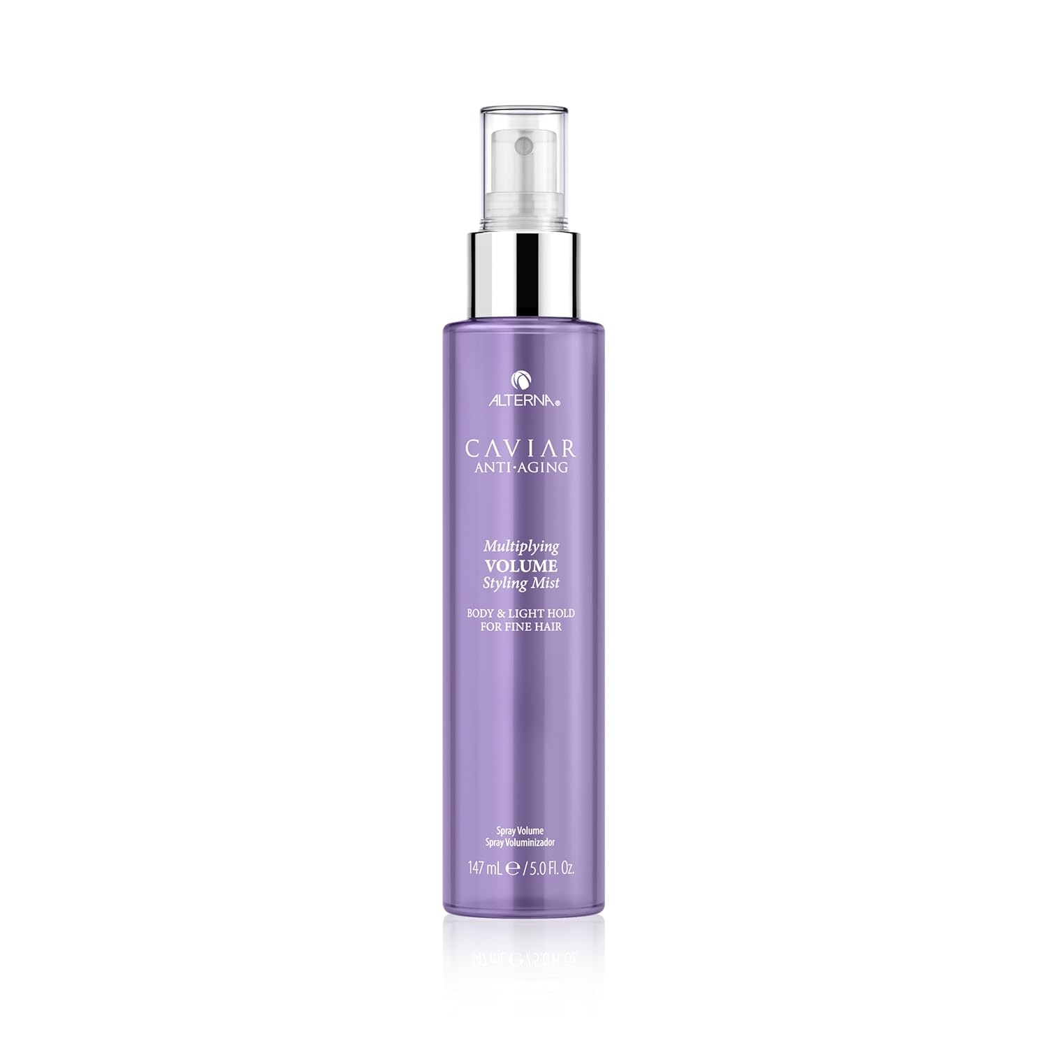 Alterna CAVIAR Multiplying Volume Styling Mist spray bottle, 5oz/147ml.