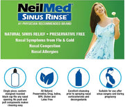Neilmed Complete Nasal Irrigation Kit with Bottle & 60 Saline Packets