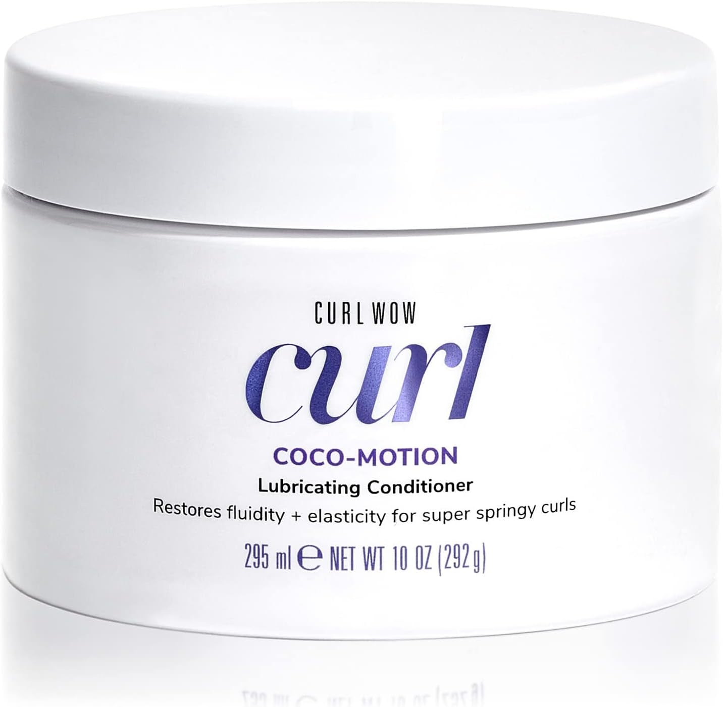 Color Wow Coco-Motion Lubricating Curl Conditioner bottle, 295ml.
