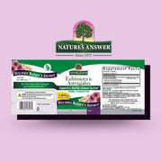 Nature’s Answer Echinacea Astragalus vegetarian capsules 90 count barcode