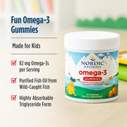 Nordic Naturals Kids Omega-3 Tangerine 120 Gummies