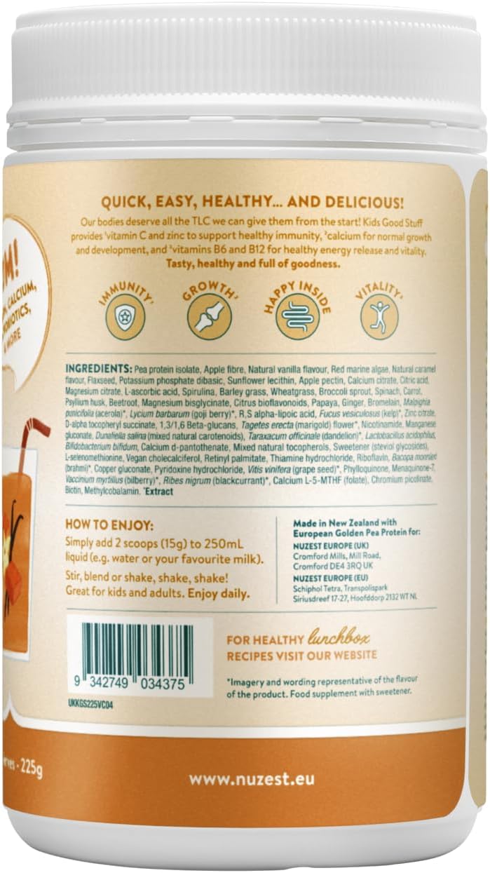 Barcode for Nuzest Kids Good Stuff product.