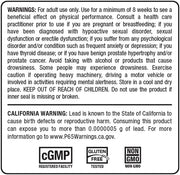 Supplement facts, ingredients, and directions for ALLMAX Ashwagandha KSM-66.