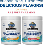 Garden of Life Dr. Formulated Magnesium Powder, Raspberry Lemon & orange variants