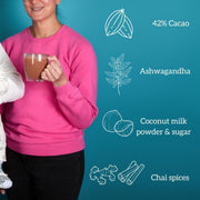 Hottea Mama cacao ashwagandha ingredients 280g 