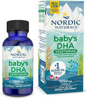 Nordic Naturals Baby's DHA Vegetarian 30ml liquid bottle with box.