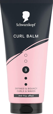Schwarzkopf Curl Balm Hold 3 Anti-Frizz Effect tube 150ml front product packaging