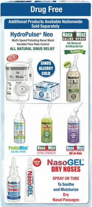 Instructions and contents of the NeilMed Sinus Rinse Kit.