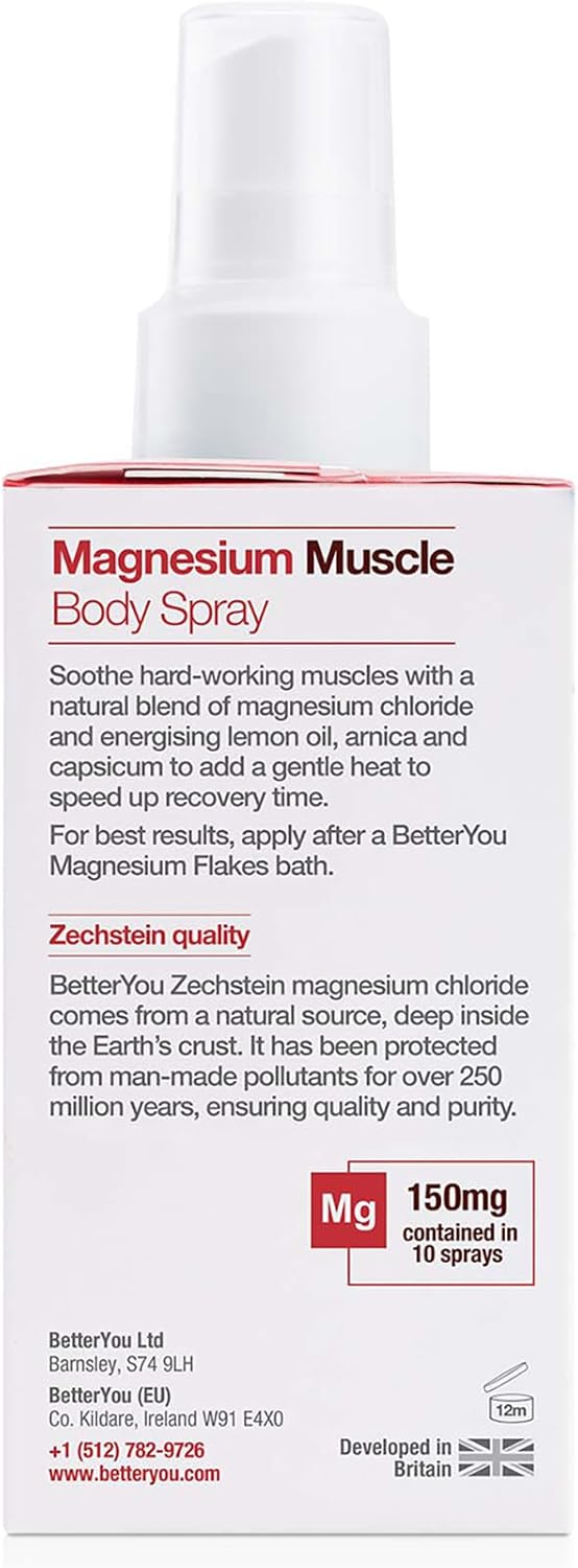 BetterYou Magnesium Mineral Body Spray - 100ml