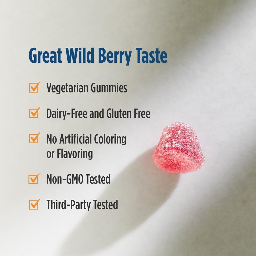 Nordic Naturals Vitamin D3 + Iron Gummies 1000 IU - Wild Berry