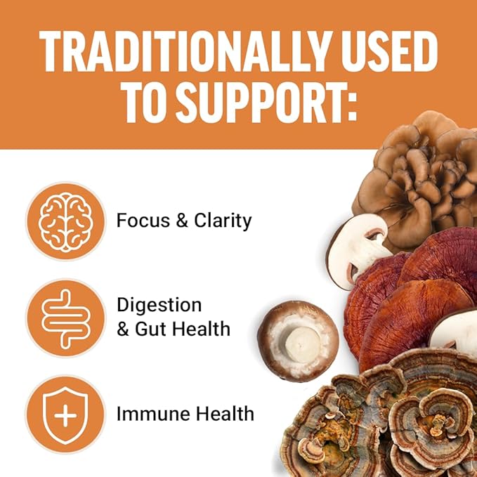 Delicious cinnamon roll flavored mushroom supplement soft chews from Force Factor.