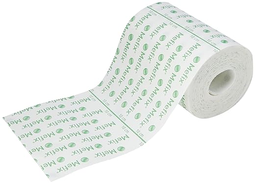 Close-up showing the breathable fabric texture of Mefix tape.