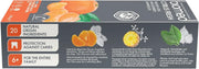 Greey & orange tube of BIOMED Citrus Fresh Natural Toothpaste on a clean background.